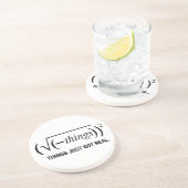 事のちょうど得られた実質 コースター (側面)