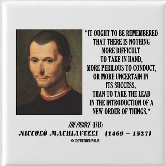 事の引用文のNiccolo Machiavelliの新しい発注 缶バッジ