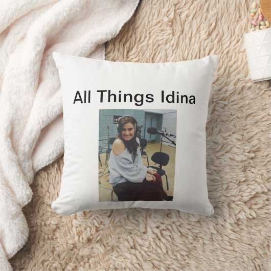 事のIdinaのすべての装飾用クッション16インチ クッション (ブランケット)