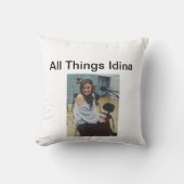 事のIdinaのすべての装飾用クッション16インチ クッション (正面)