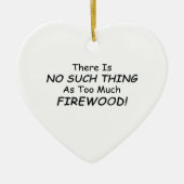 事はたくさんのまきのようなありません セラミックオーナメント (正面)