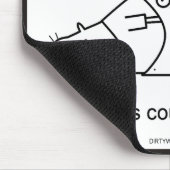 事はより悪いことができます マウスパッド (コーナー)