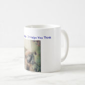 事を熟考して下さい-それは考えるのを救済します コーヒーマグカップ (正面右)