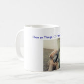 事を熟考して下さい-それは考えるのを救済します コーヒーマグカップ (正面左)