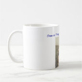 事を熟考して下さい-それは考えるのを救済します コーヒーマグカップ (左)