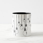 事を緩和して下さい! ツートーンマグカップ (中央)