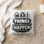 事を起こらせます クッション (ブランケット)