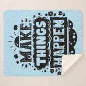 事を起こらせます シェルパブランケット (正面(横))