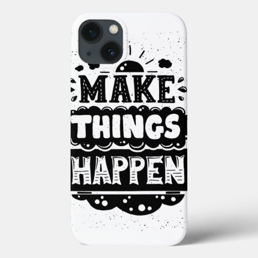 事を起こらせます Case-Mate iPhoneケース (裏面)
