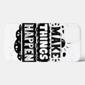 事を起こらせます Case-Mate iPhoneケース (裏面 (横))