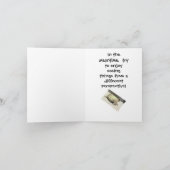 事ユーモアのある故カード/カメ逆さ/Call911 カード (内部)