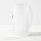 事例法律のビールのジョッキ フロストグラスビールジョッキ (正面右)