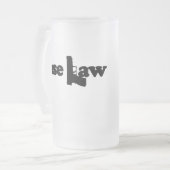 事例法律のビールのジョッキ フロストグラスビールジョッキ (正面左)