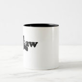 事例法律の大きいコーヒー・マグ ツートーンマグカップ (中央)