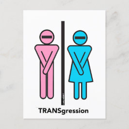 事前にアドレス指定されたドナルド・トランプのTRANSgressionはがき ポストカード