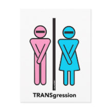 事前にアドレス指定されたドナルド・トランプのTRANSgressionはがき