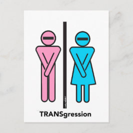 事前にアドレス指定されたドナルド・トランプのTRANSgressionはがき ポストカード