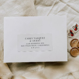 事前にアドレス指定結婚されたゲストメーリングラベルステッカー シール