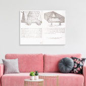 事前製作された屋根を屋根に輸送する方法 キャンバスプリント (インサイチュ (リビング))