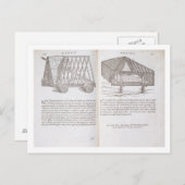 事前製作された屋根を屋根に輸送する方法 ポストカード (正面/裏面)