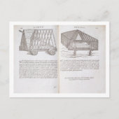 事前製作された屋根を屋根に輸送する方法 ポストカード (正面)