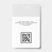 事務企業の所カスタム職員 バッジ (裏面)