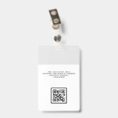 事務企業の所カスタム職員 バッジ (クリップ付き裏面)