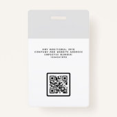 事務企業の所カスタム職員 バッジ (裏面)