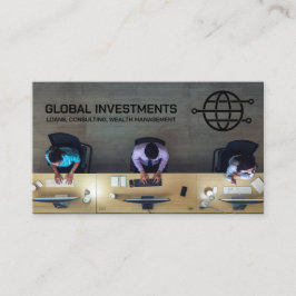 事務企業の所 |上面ビュー 名刺