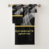 事務処理が完了するまで仕事は終わらない バスタオルセット (インサイチュ)