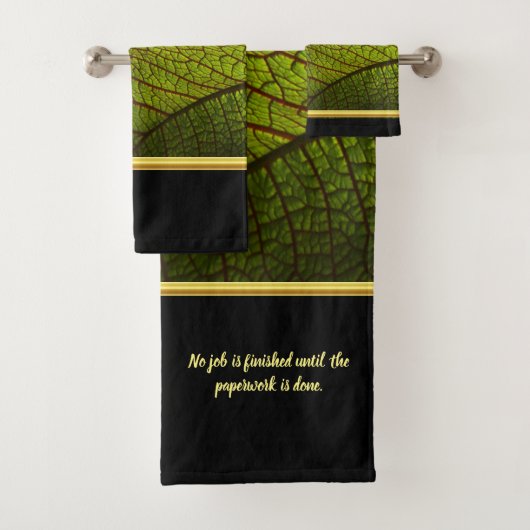 事務処理が完了するまで仕事は終わらない。 バスタオルセット (インサイチュ)