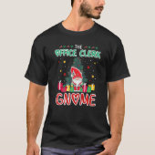 事務員格言クリスマスツリーグループクリスマスM Tシャツ (正面)