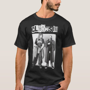 事務員IIIジェイとボブ静かブラック&ホワイト映画 Tシャツ