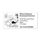 事務局及び秘書サービス事業 セルフインキングスタンプ (デザイン)