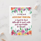 事務局次長の感謝感謝してい補 カード (正面/裏面インサイチュ)