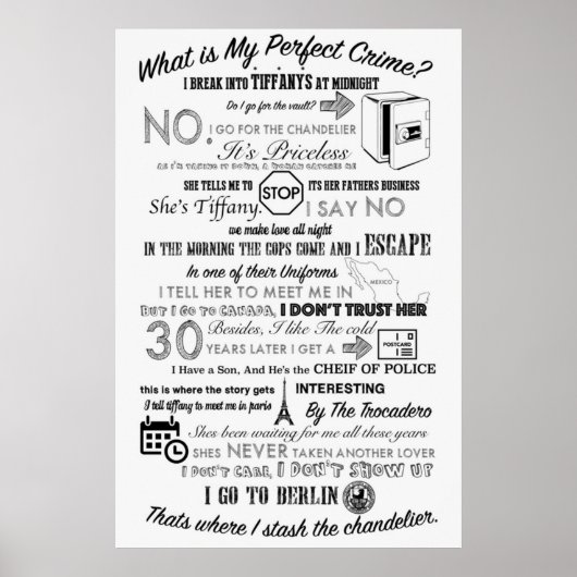 事務所は完全犯罪を行う ポスター (正面)