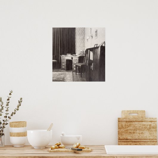 事務所、1936年パリ ポスター (キッチン)