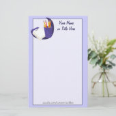 事務用品ひな形 便箋 (スタンド正面)