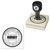 事務用文房具ロゴカスタム木製ハンドル赤 ラバースタンプ (押印)