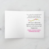 事務職員の日に感謝を伝える サンキューカード (内部)
