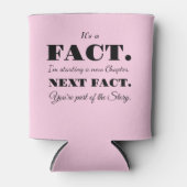 事実だ | グロムスマおもしろいー提案書ライトピンク 缶クーラー (正面)