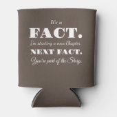 事実だ | Groomsman おもしろい Proposal Brown 缶クーラー (正面)