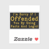 事実と理もし解を用いて君を怒らせてごめんなさい シール (シート)