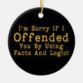 事実と理もし解を用いて君を怒らせてごめんなさい セラミックオーナメント (正面)