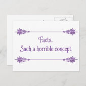 事実なんて忘れろ... ポストカード (正面/裏面)