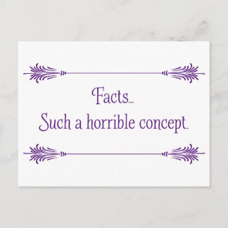 事実なんて忘れろ... ポストカード