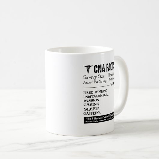 事実のマグはできます コーヒーマグカップ (正面右)