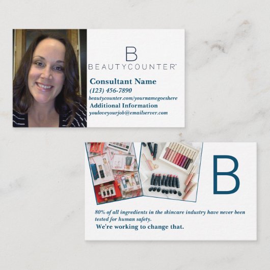 事実のBeautycounterの名刺 名刺 (正面/裏面)