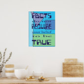 事実は信じてもらわなくても真実である ポスター (キッチン)