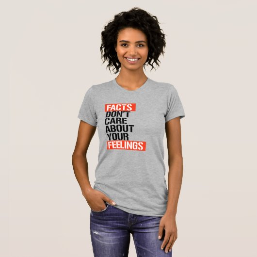 事実は君の気に感覚には関係ない Tシャツ (正面フル)